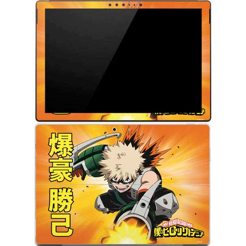 My Hero Academia Katsuki Bakugo Season 4 Surface Pro 4 Skin